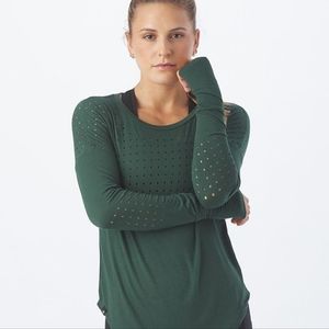 Glyder Mood Long Sleeve Shirt. Green. Medium